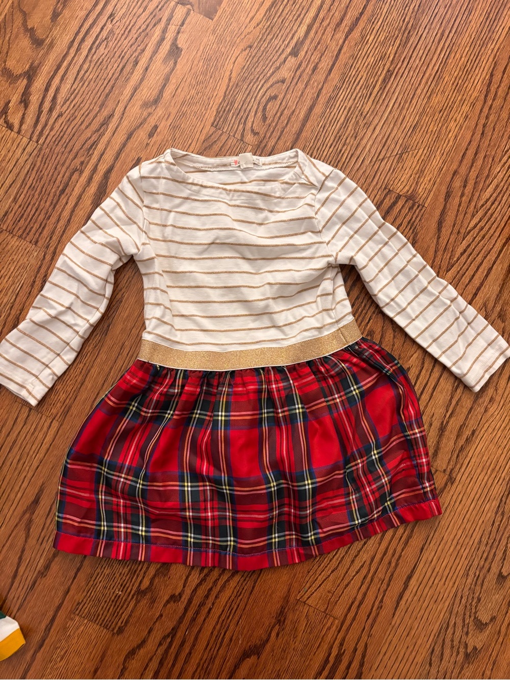 Jcrew plaid holiday dress